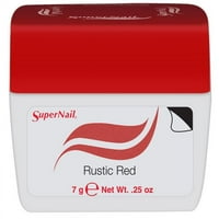 Supernail ubrzajte natopite gel u boji: rustikalni crveni - g. Oz