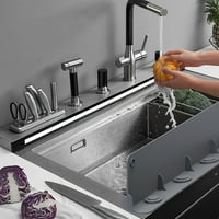 Čuvar za sudoper Austok, kuhinjski sudoper vode za vodu za vodu, ploča za pranje posuđa protiv prskanja,