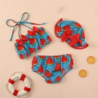 Djevojke Odjeća za uklanjanje odjeće Toddler TankInis voćna kupaći kostim bez rukava ljeto kupaće odijelo