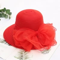 Šeširi za žene Žensko Sun Sund Sunceshade i krema za sunčanje Smanjeni klirens Dame Hats Crvena Jedna