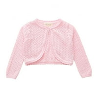 Jakna s dugim rukavima Baywell Girls 'Bolero Cardigans Jakna prikriva džemper ružičasti