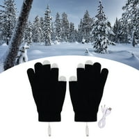 Par Električni dodirni ekran za grijane rukavice Pletene tkanine drže tople grijaće rukavice sportski