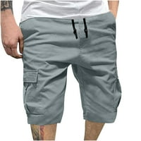 Fartey muške garderne kratke hlače od elastičnog struka višestrukih džepa hlače sport na otvorenom teretane