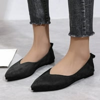 Eczipvz ženske cipele Ženske Wendy čipke za čipke Udobne i lagane dame cipele, crna