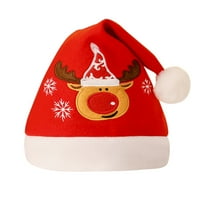 Gyouwnll Christmas Hat, Xmas Hat odmor za odrasle unise Santa šešir za potrepštine za zabavu