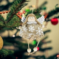 Randolph božićne mini ukrasne lutke Božićni snjegović stari muškarac Anđeoske lutke lutke božićna vrata