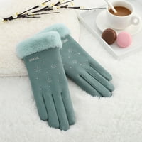 Zimske rukavice za muškarce žene, žene zimske tople plišane rukavice za zgusnute vanjske hladnoće