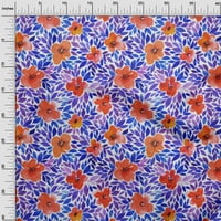 Onuone pamuk poplin ljubičasta tkanina cvjeta haljina materijala tkanina za ispis tkanina širom dvorišta