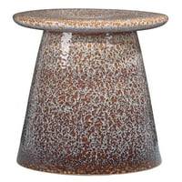 Sherika pijedestalni krajnji sto, vrhunski materijal: keramička pločica, ukupno: 17 '' h 13,75 '' W