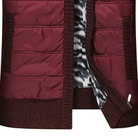 Dukseri za muškarce Moderna fit džemper Cardigan Casual Turtleneck Slatka džempera crvena 3xl