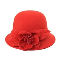 Ženske kape za sobnu boju Party Caps Okrugli gornji bazin bez brazde malog šešira sa cvijećem a
