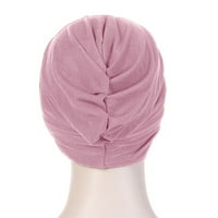 Yubnlvae bejzbol kape posteljina turban ženski šešir Stretch tkanina za dno poprečna kape za noge