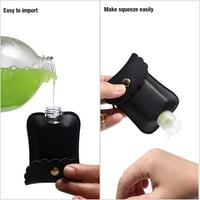 Prijenosni mini sanitetni gel držač gela za ključeve putne veličine džep za boce praznu propusnost plastična
