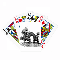 Kina Kultura Qing Dynasty Line Crtanje pokera Igranje čarobne kartice Zabavna igra