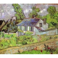 Kuća u Auvers Poster Print Vincent Van Gogh