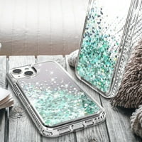 Shinning Diamond tekućina dizajnirana za Apple iPhone Mini 5.4 Case Diamond Clear
