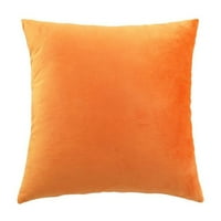 Kratki plišani jastuk kauč kauč na kateru bacač jastuk naklonični poklopac ukrasnog jastuka narančasta