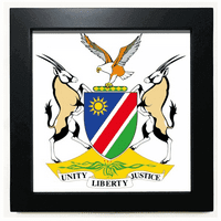 The Republika Nabia Africa Country Crna Square Frame Slika zidna tabla