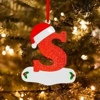 Ukrasi božićnog drveća ukrasi engleskih slova ukrasi za božićno drvo Xmas Tree