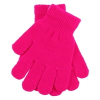 Besponzon Dječje rukavice Jesen i zimski modeli Pletene pune boje pet prstiju tople rukavice 4- godine