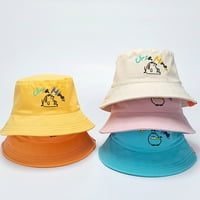 Sun Hat Crtani uzorak UV zaštita Pamuk Dječji kapu za ribar za vanjski