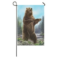Agresivni bear dugačak vrt za zastavu