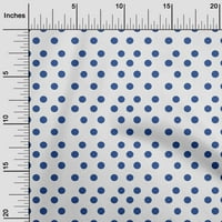Onuone pamučni dres srednje plave tkanine polka dot diy odjeća za prekrivanje tkanine Ispis tkanina