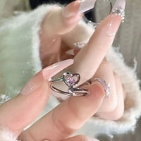 Dijamantni prsten širokih prstenova za ženski otvoreni prsten za studente da daju djevojkama