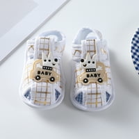 Summer Baby sandale Mekane jedino hodanje cipele uzorak karte plaid cipele 0-12m