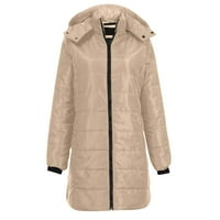 Cuoff Wouns plus veličine kaputi i jakne od pamučne podstavljene odjeće srednje dugačka čvrstoća kapuljača