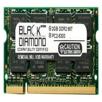 2GB RAM memorija za beležnice Acer Aspire 7540- Black Diamond memorijski modul DDR SO-DIMM 200PIN PC2- 667MHz nadogradnja