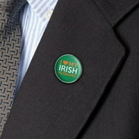 Volite moj irski muž metal 1.1 kravata kapu za pin