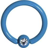 Pastel karoserije Blue akril preko čelika jasan naglasak BCR zarobljeni prsten 3 8