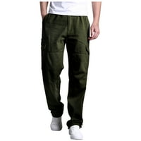 Muške taktičke ripstop teretne hlače Multi-džepne lagane planinarske radne hlače na otvorenom odjeću