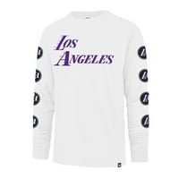 Muški 'bijeli Los Angeles Lakers City Edition Downtown Franklin majica s dugim rukavima