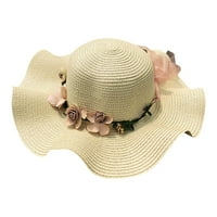Slamna šešica za sunčanje prozračna sklopljiva prirubnica za zaštitu od sunca za zaštitu od sunca za