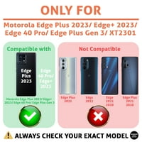 Talozna tanka futrola za telefon Kompatibilan za Motorola Edge Plus Edge + Edge Pro, klasični filmski