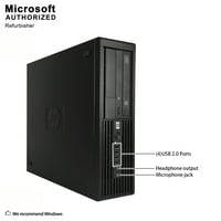 Z Mali faktorski faktor Desktop računar, Intel Core i5- do 3,46GHz, 16G DDR3, 512G SSD, DVD, WiFi, BT,