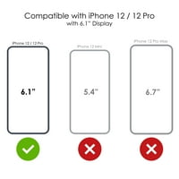 Case za razlikovanje za iPhone Pro - Custom Ultra tanka tanka tvrda crna plastična pokrov - crvena crna