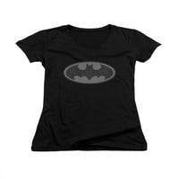 Signal šišmičarskih komičnih knjiga Batman u slonu sakrij dizajn Juniori V-izrez majica TEE