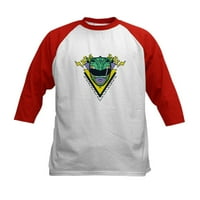 Cafepress - Power Rangers Green Ranger z Dječji bejzbol majica - Dječji pamučni bejzbol dres, majica