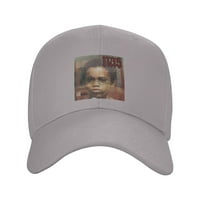 Mens & Women Pigment obojen Jedinstveni ispis sa NAS-Illmatic Logo Podesivim traper šeširom sive