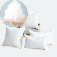 Bacite jastuk umetci, u hipoalergenijskoj ultra mekoj bijeli poliesterskim izdržljivim kaučem za jastuke