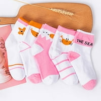 Mishuowoti čarape za muškarce i žene Kompresijske čarape Pari dječjih čarapa beba u cijevi čarape crtani