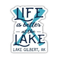Jezero Gilbert Alaska Suvenir Frižider Magnet dizajn veslo 4-pakovanje