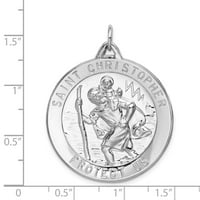 Sterling srebrna saint christopher medalja