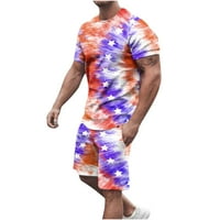 ECQKAME muške majice set Sportska odjeća za čišćenje muški 3D neograničen neograničen zanos za određivanje