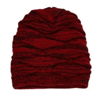 Beanie HATS za žene Muškarci Zimska šešir Topli kabeli pleteni kape, mekani rastegnuti slatki pleteni