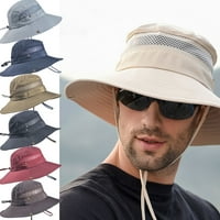Gulirifei Unizirane žene Muške sunčane kašike Pecanje Pješačka kapa široka podloga UV zaštitni šešir