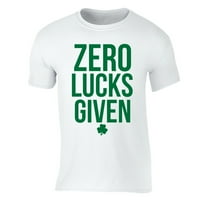 Xtrafly Wireel St Patricks Dnevna majica Shamrock djetencija Zero sreće Irska unise Muška majica